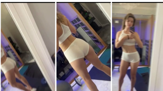 Amanda Cerny Cameltoe see through lingerie