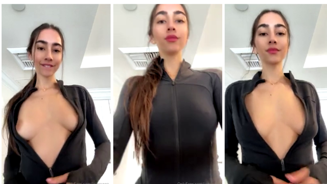 Izzy Green Nude GYM Onlyfans Video