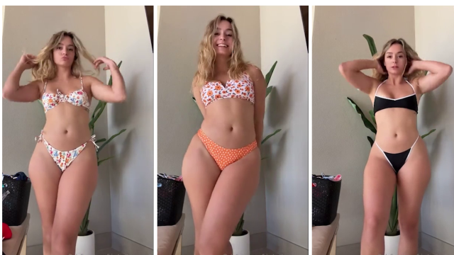 Kirstentoosweet Nude Bikini Try On Video