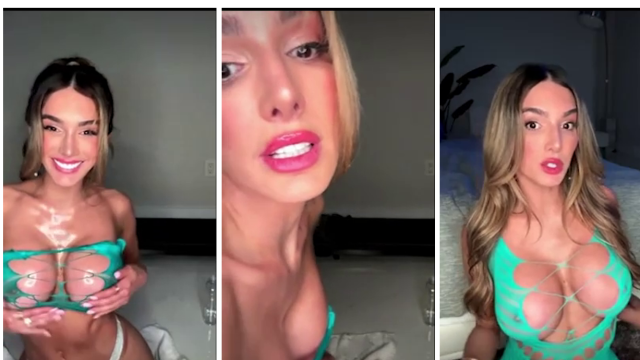 Lyna Perez Live Green Lingerie