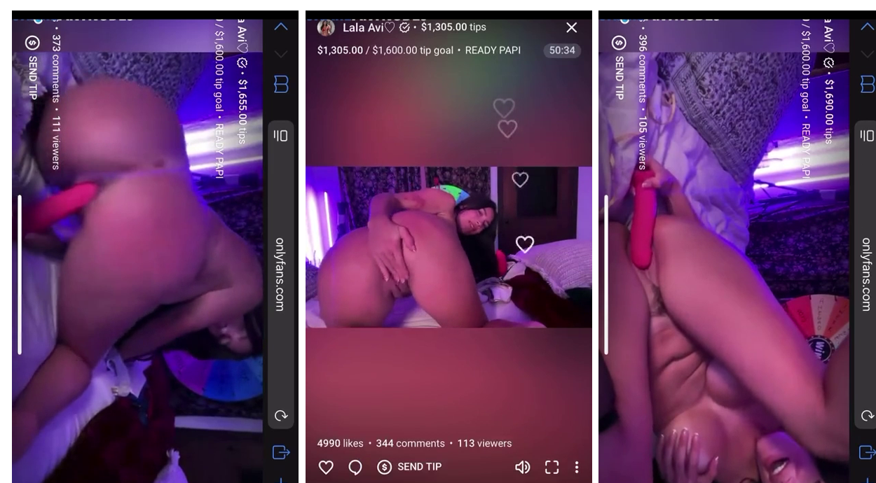 Observinglala Full Onlyfans Livestream Pussy Masturbation Dildo Fuck