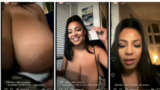 Persephanii Nude Tits Out IG Live, Banned